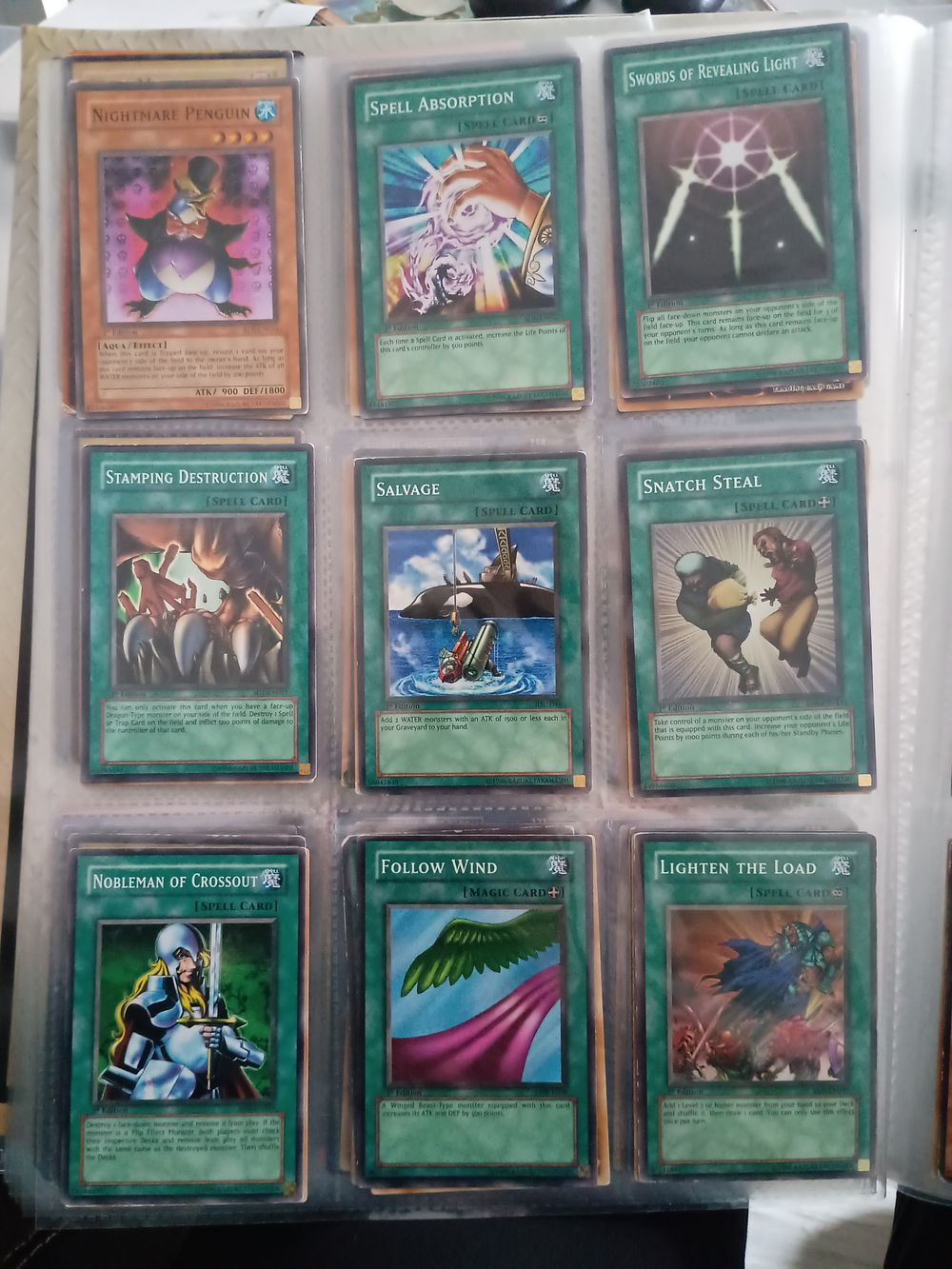 Lot 217: Collection Yu-Gi-Oh Vintage 1st Edition 1996 Collectors Cards