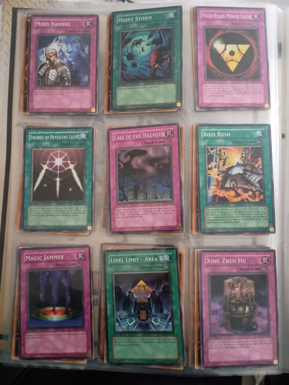 Lot 221: Yu-Gi-Oh Vintage Collection 1st Edition 1996 Cards