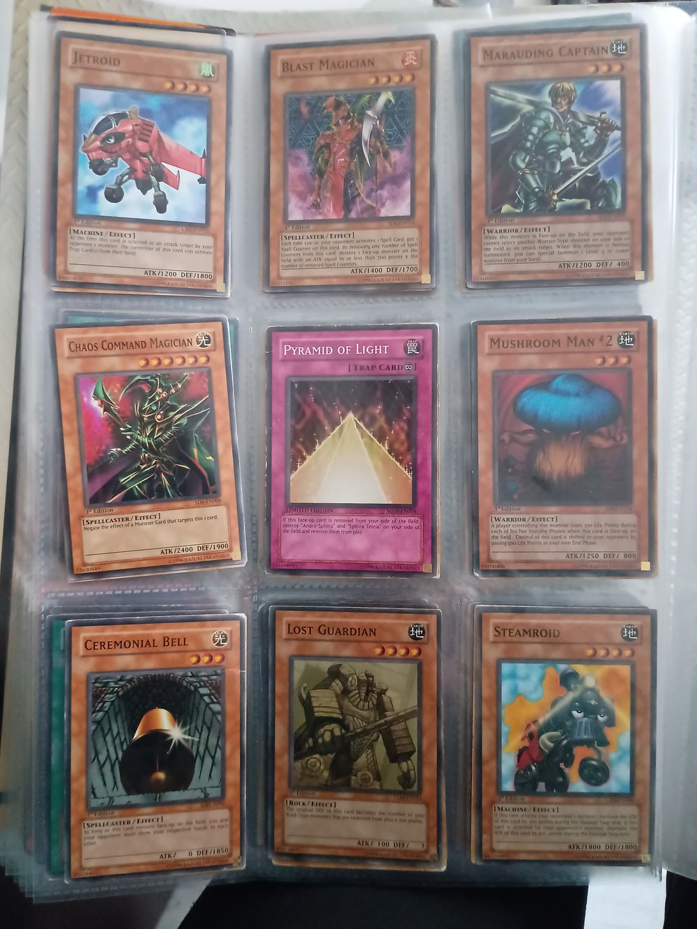 Lot 248: Vintage Collection Yu-Gi-Oh 1st Edition Cards 1996