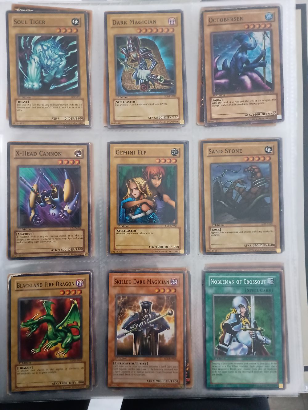 Lot 249: Collection of Vintage Yu-Gi-Oh 1st Edition 1996 Cards