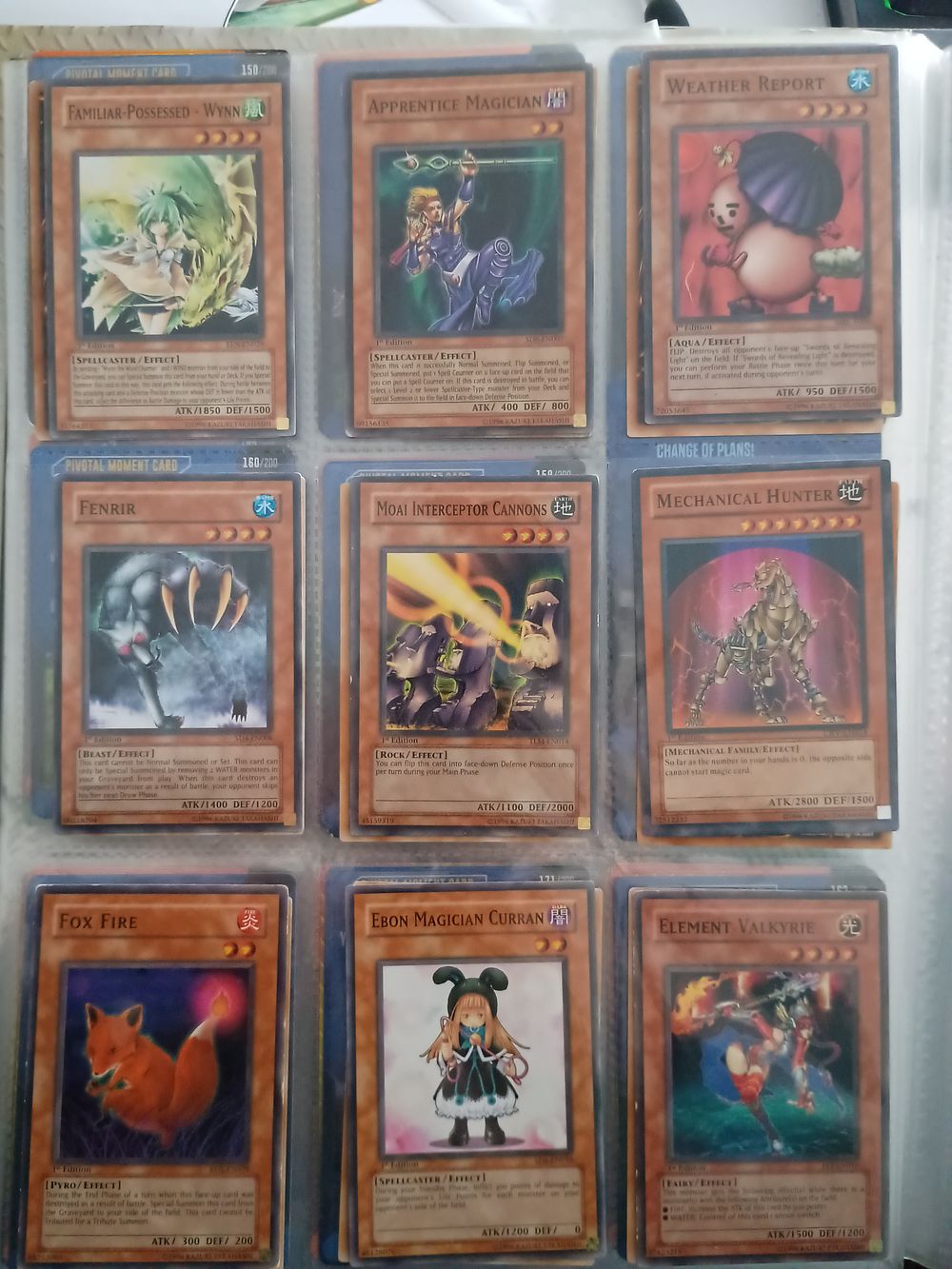 Lot 322: 1st Edition Yu-Gi-Oh Vintage 1996 Collectors Cards