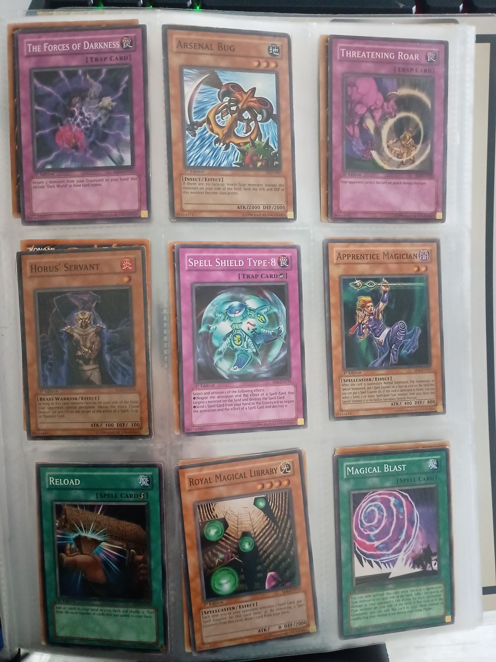Lot 323: 1st Edition Yu-Gi-Oh 1996 Collectors Cards