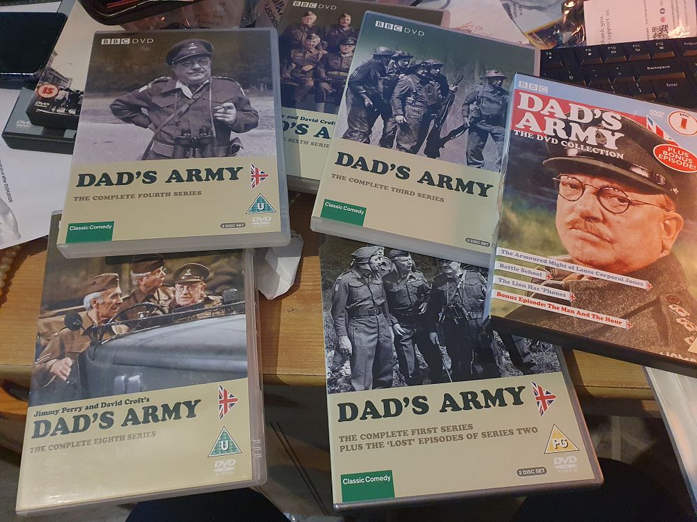Lot 222a: Dad army set
