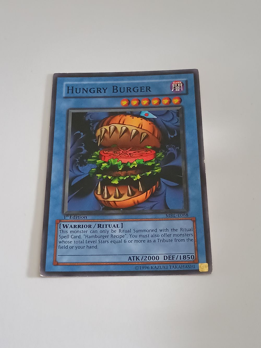 Lot 354: Vintage 1st Edition Yu-Gi-Oh Collectable Card 1996