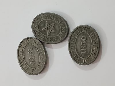 1830s tokens x 3