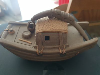 Vintage boat ceramic