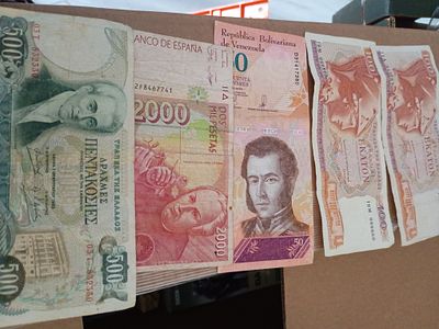 Joblot of banknotes