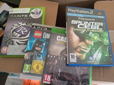 Collection of computers games such as PS2 etc
