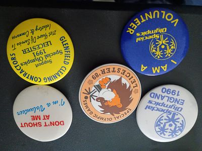 Collection of vintage badges