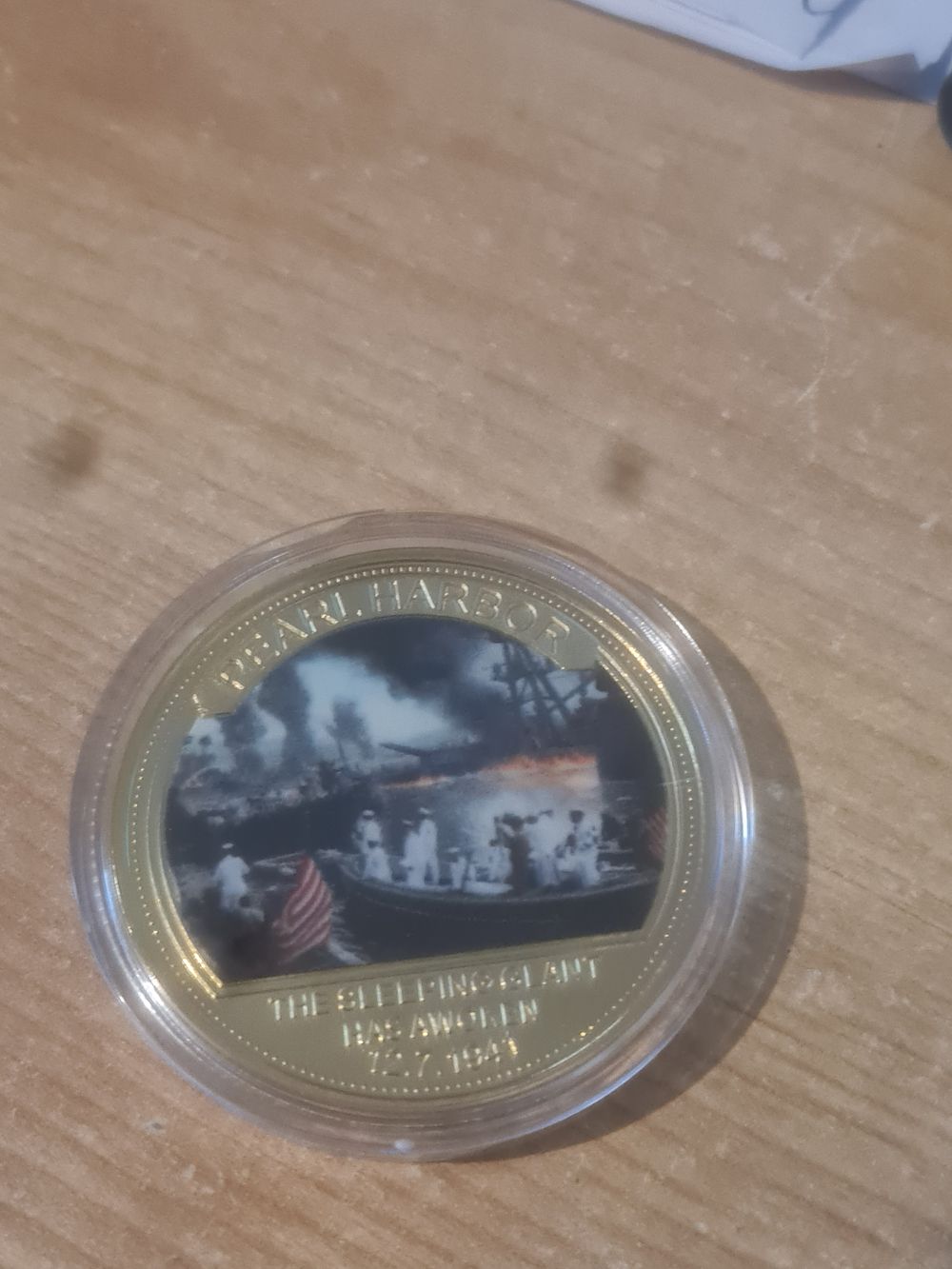 Lot 212: Pearl Harbour coin