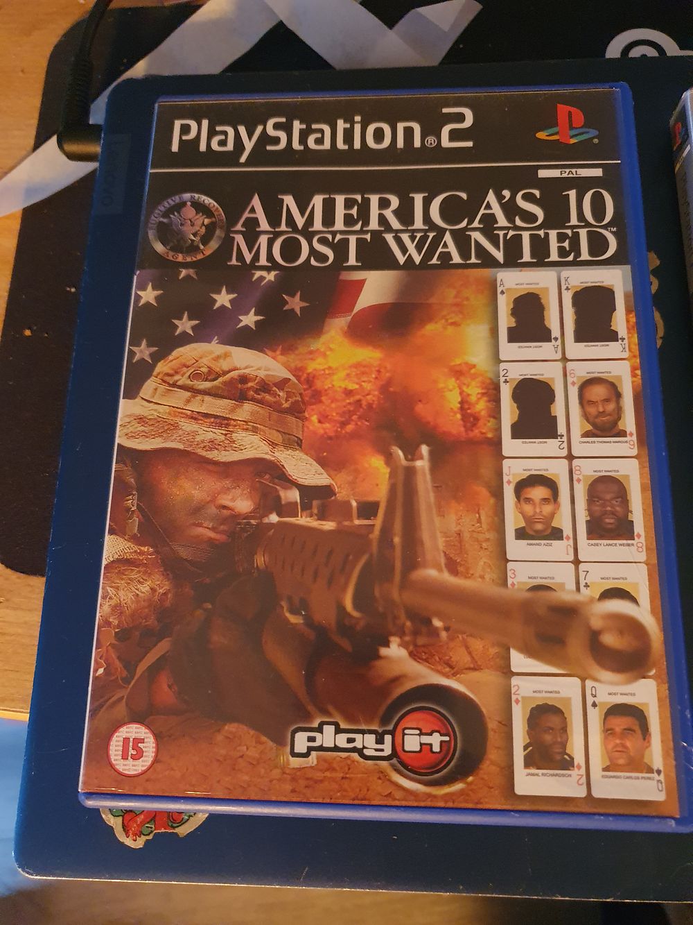 Lot 234: American most wanted ps 2 game