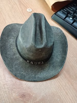 Large cowboy hat ceramic