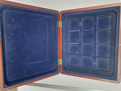 Wooden coin case