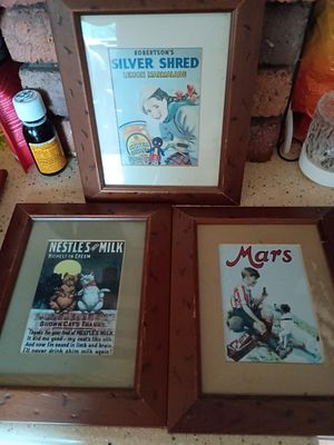 Vintage advertisement pictures