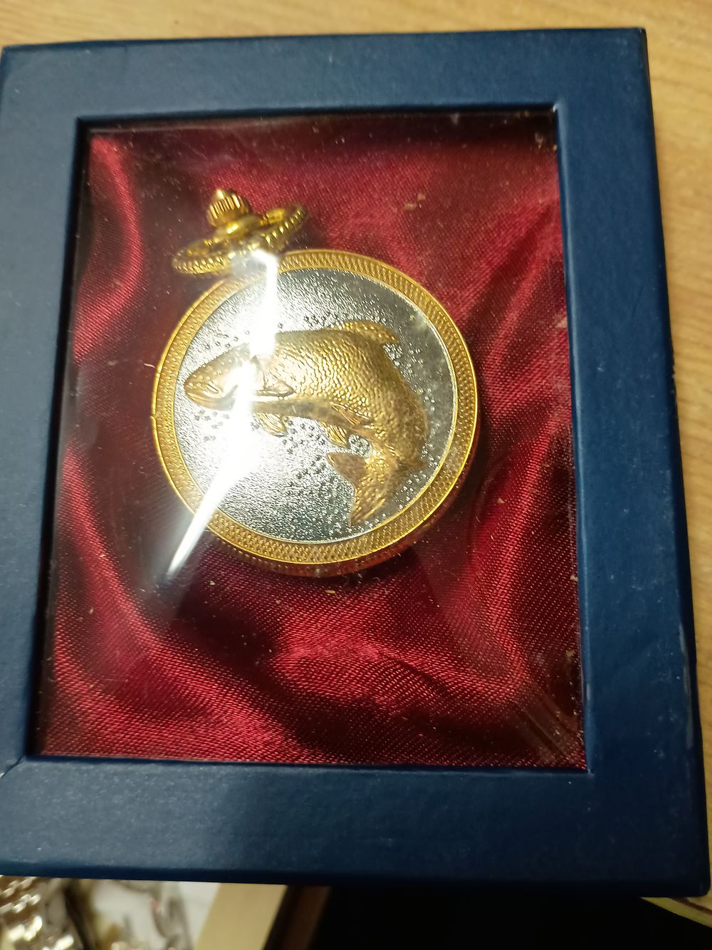 Lot 22A: Boxed pocket watch
