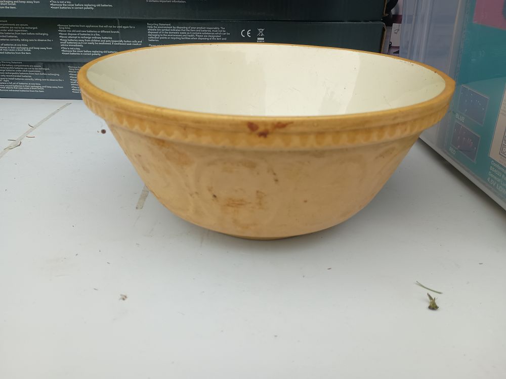 Lot 90: Large made in England bowl