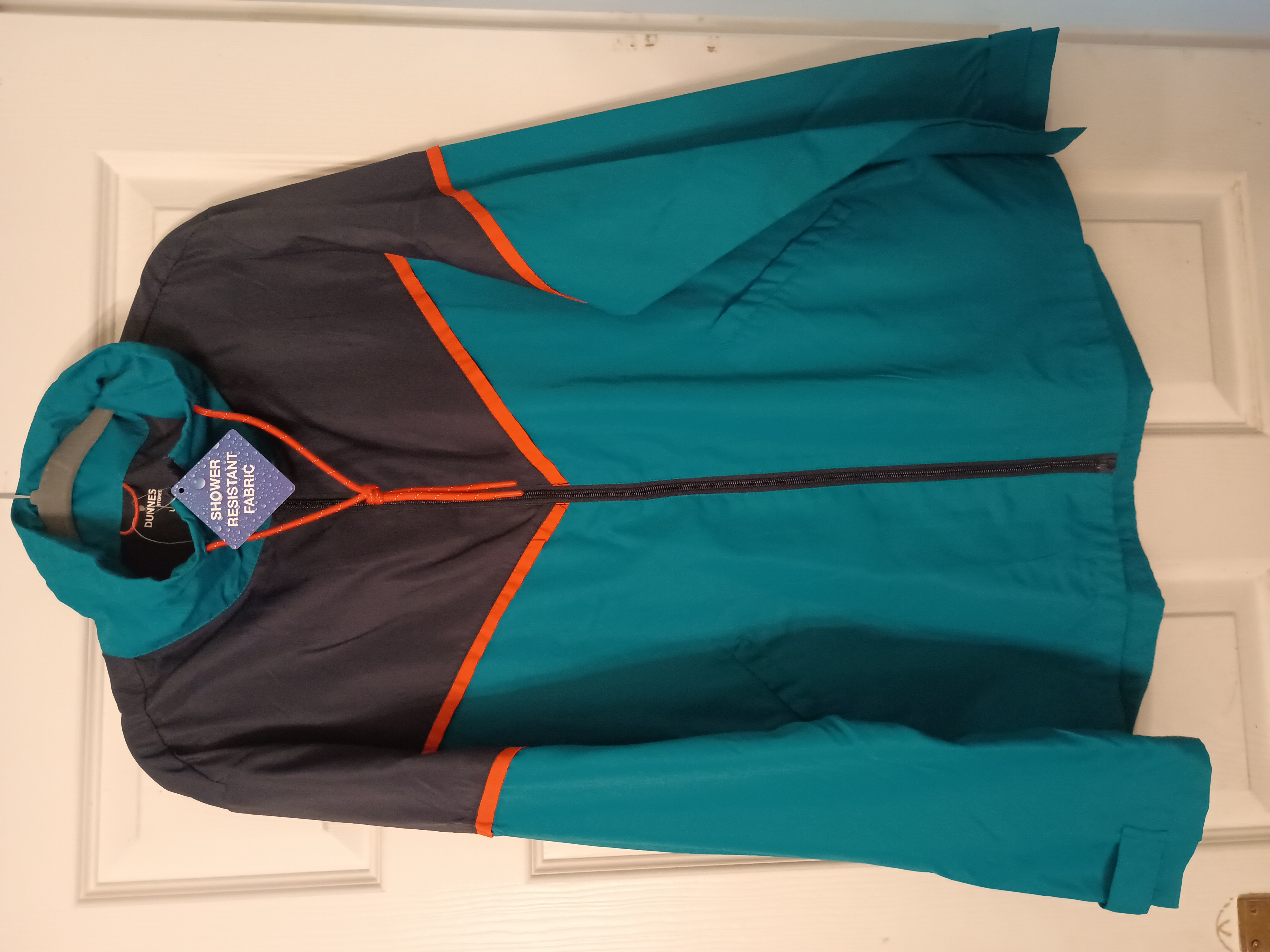 Mens New Shower Proof Rain Jacket Large
