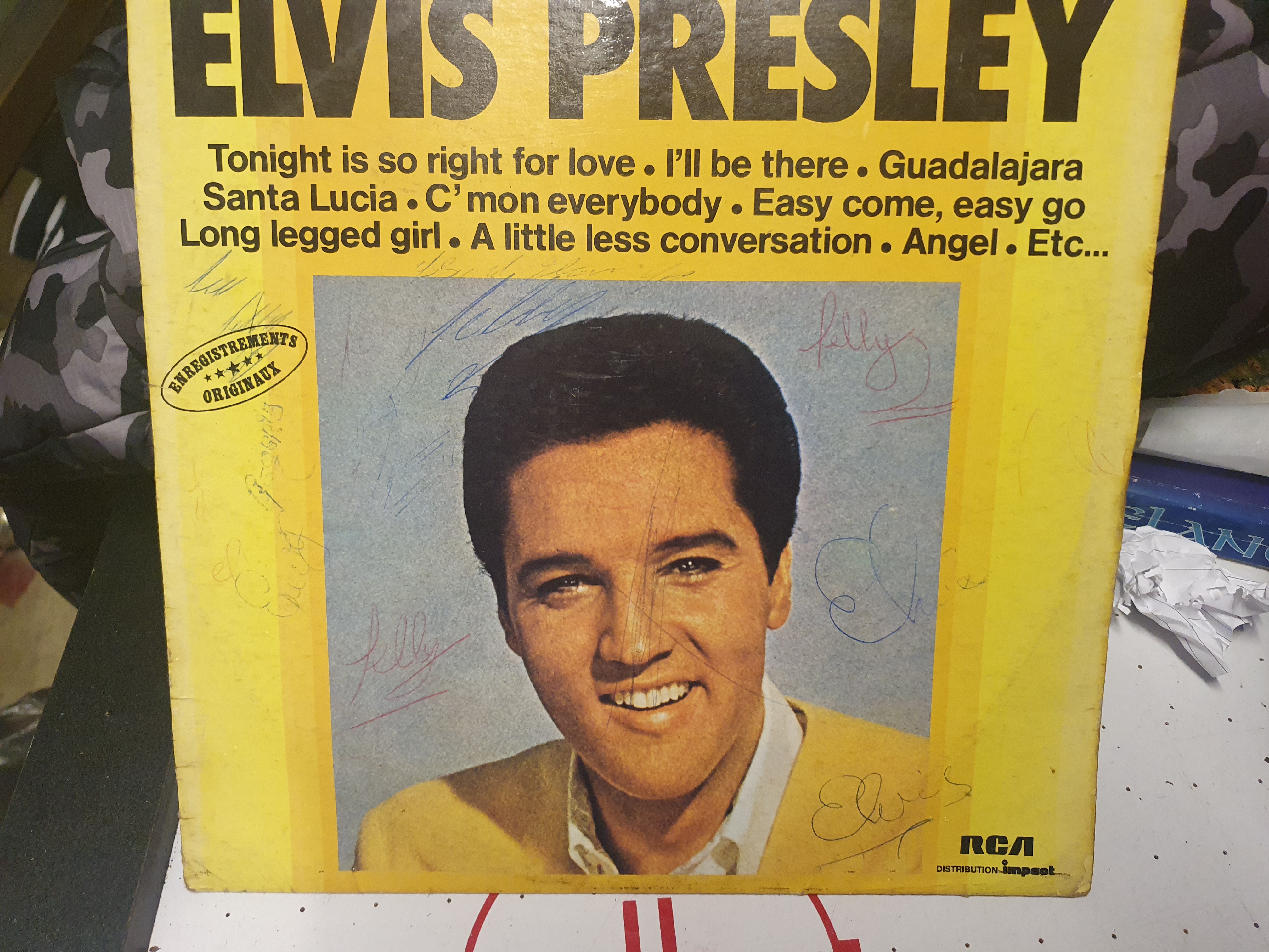 Elvis vinyl album