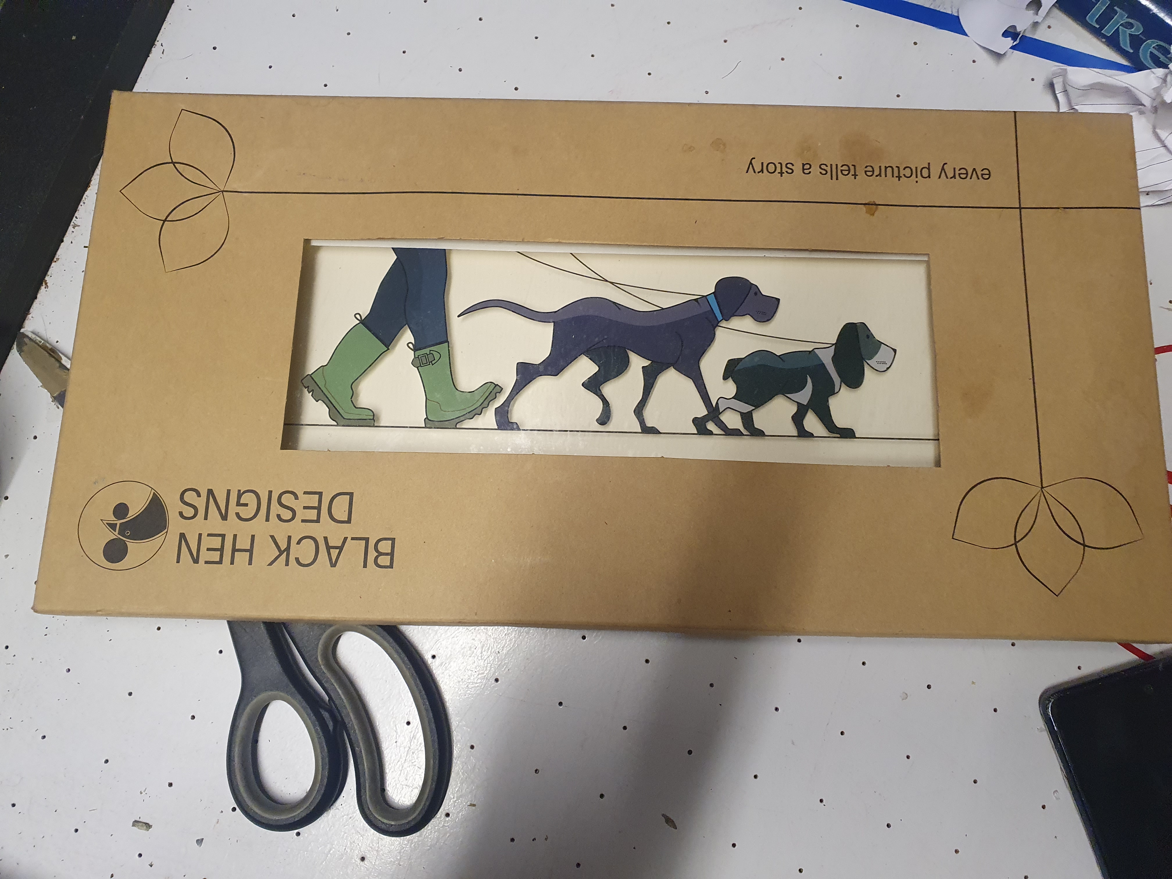 Black hen design