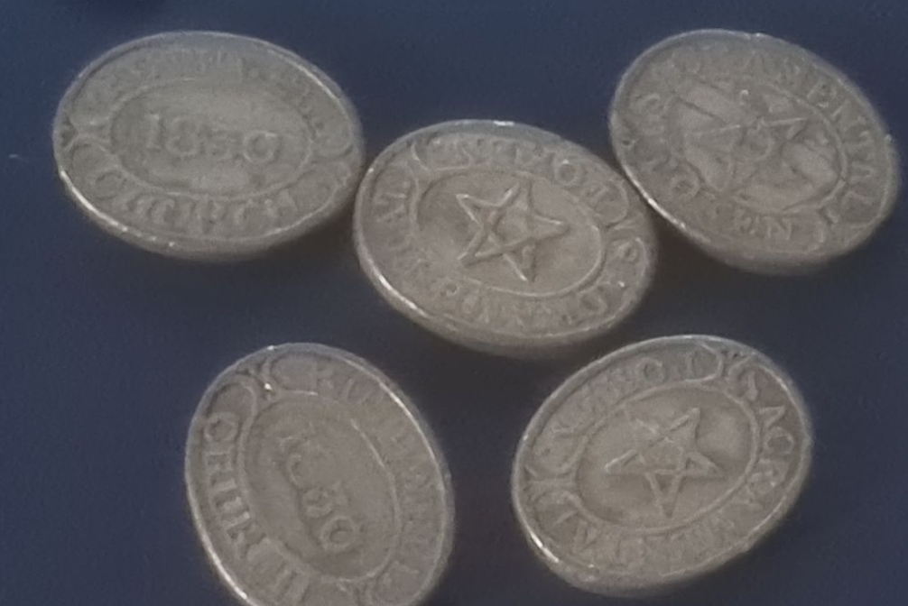 Vintage 1830s tokens