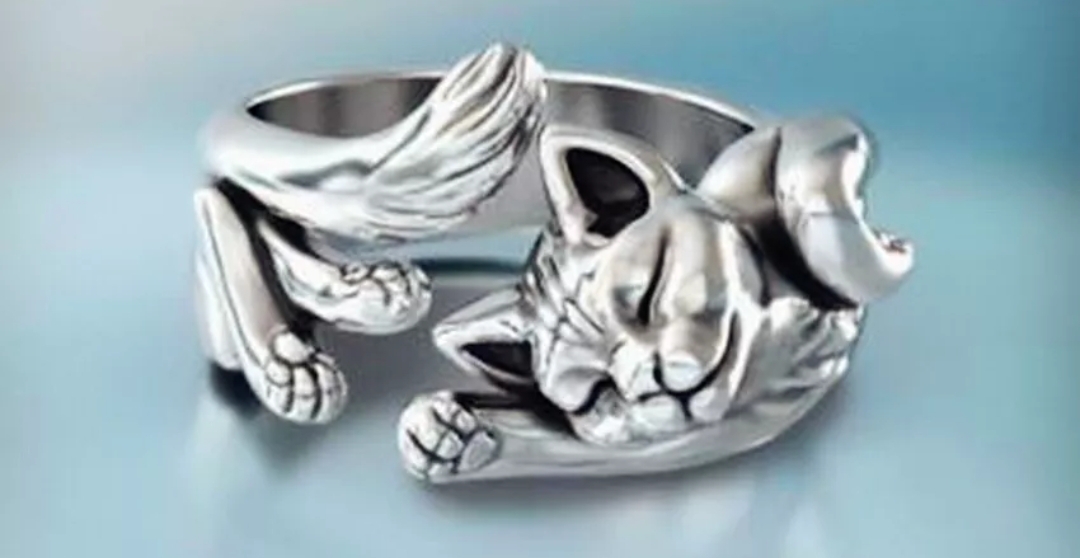 S925 cat ring