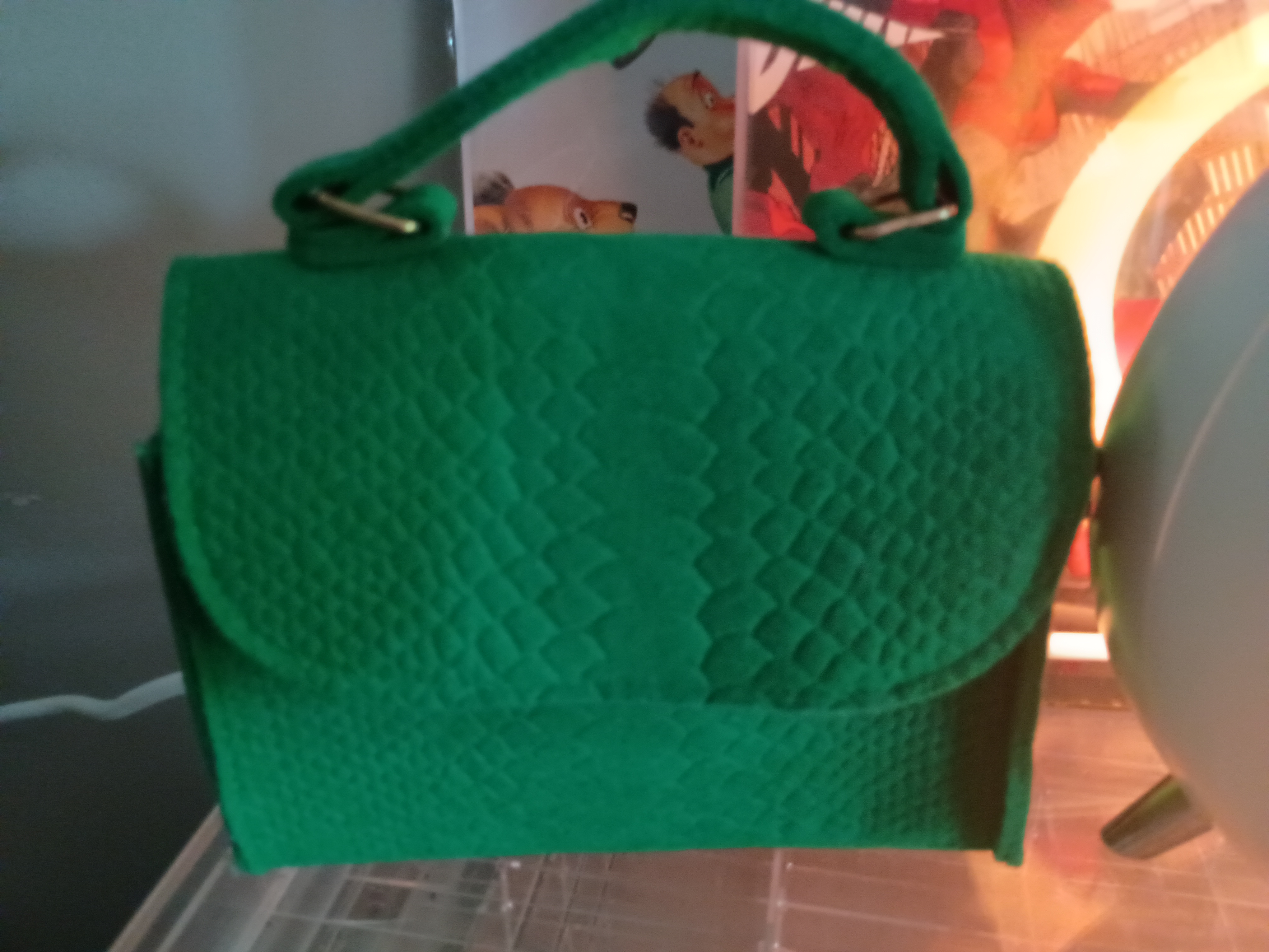 Ladies green bag