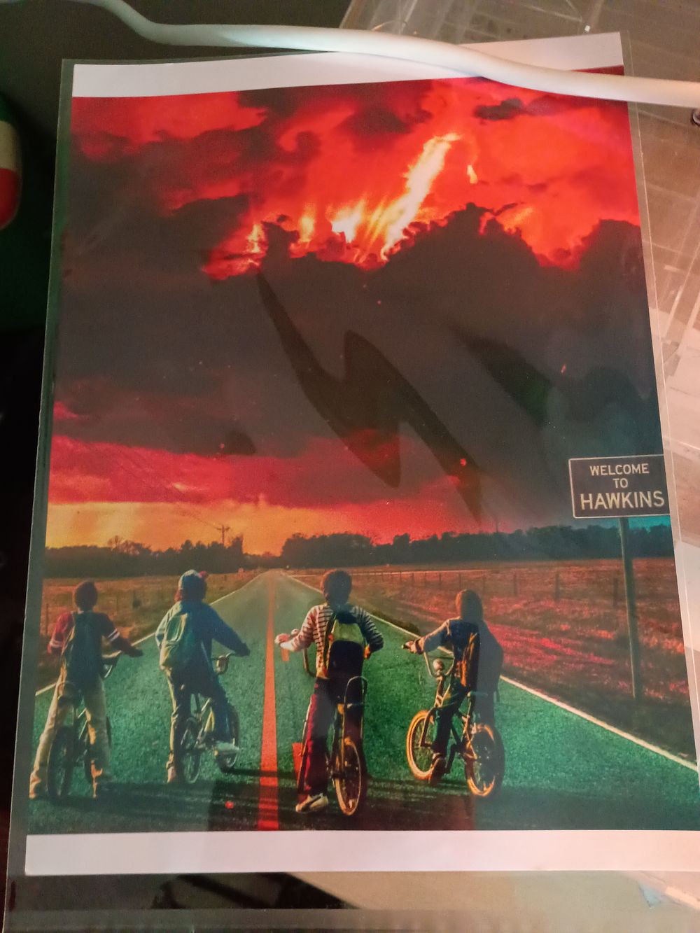 Lot 131: Strangers things print in sleeve