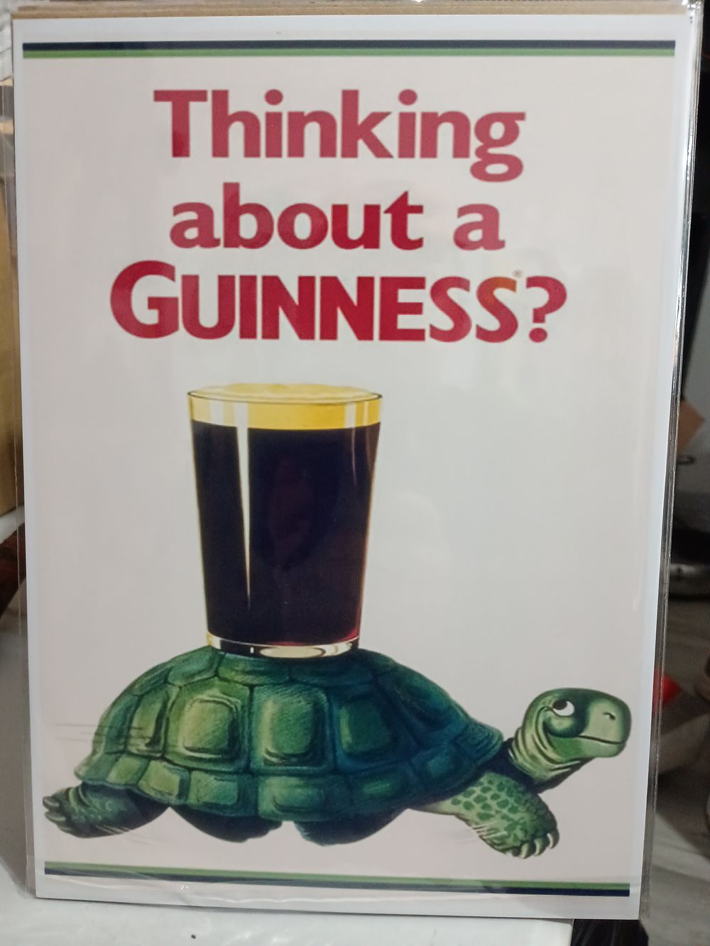 Lot 153: Thinking about a Guinness