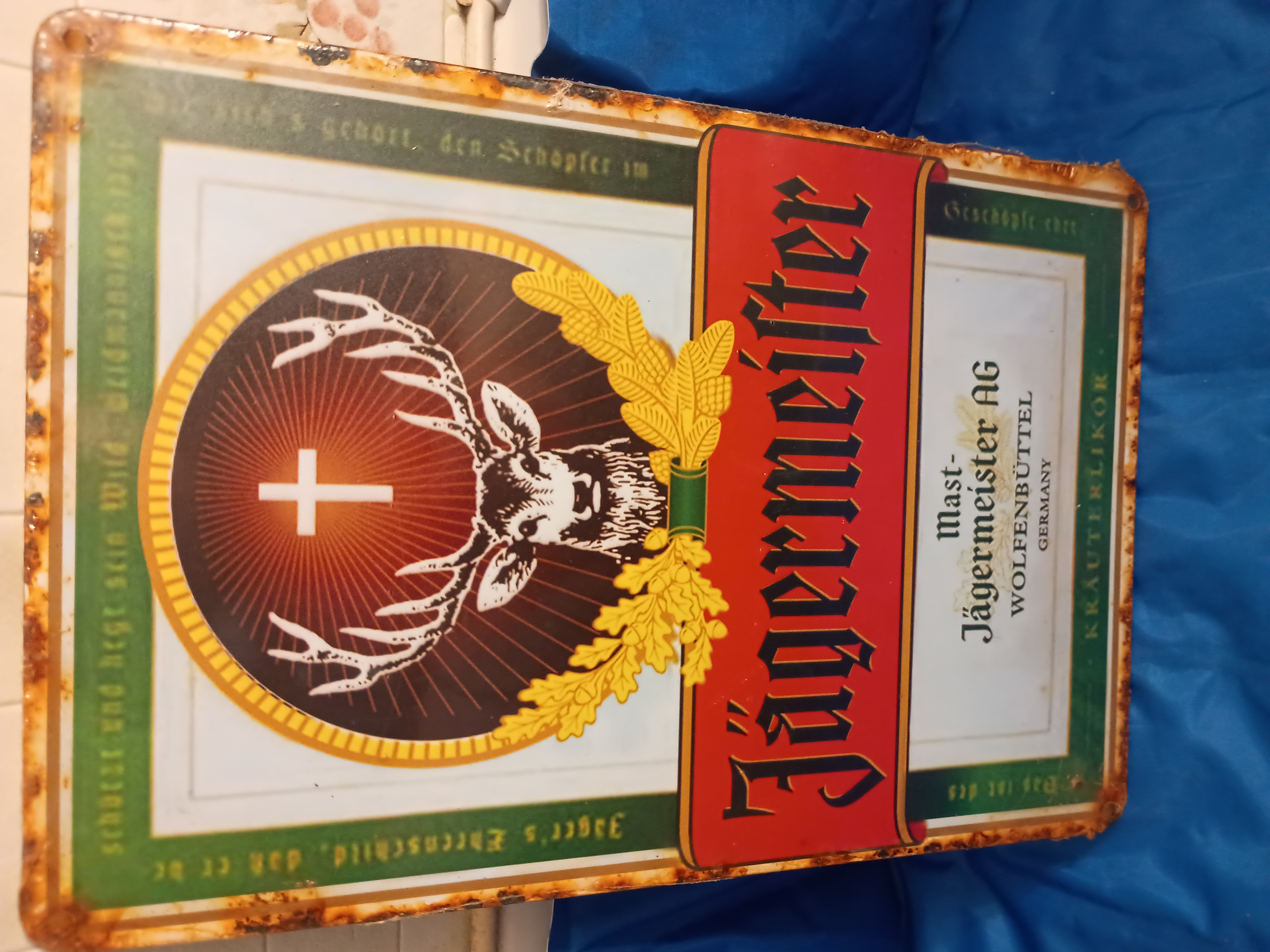 Jagermeiter tin sign