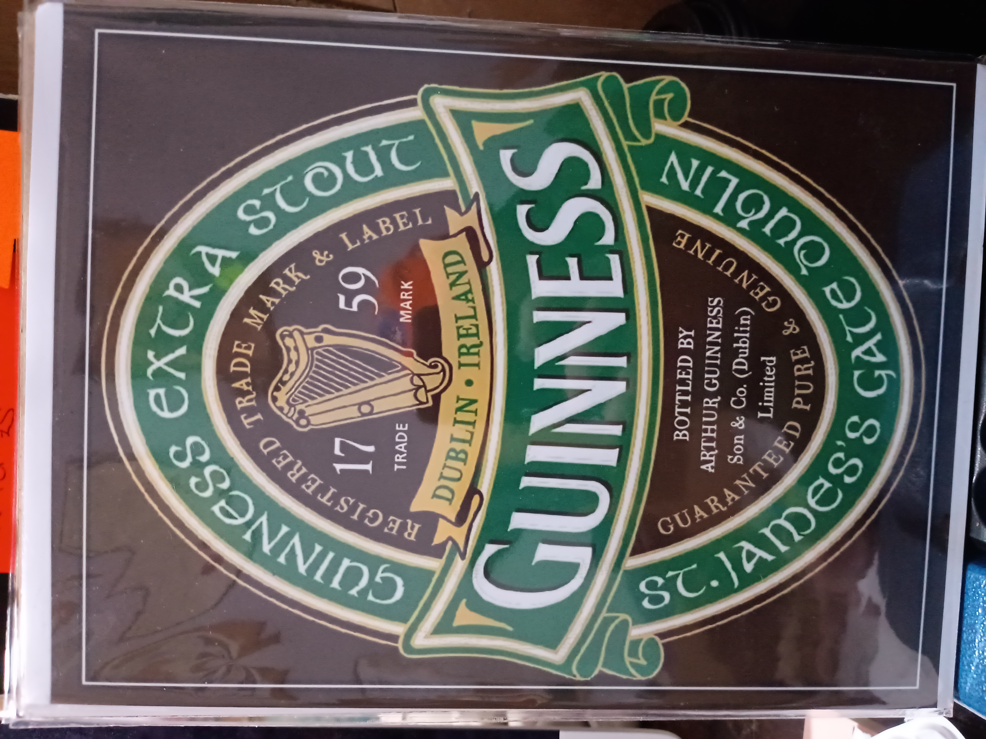 Dublin Guinness High gloss print in sleeve