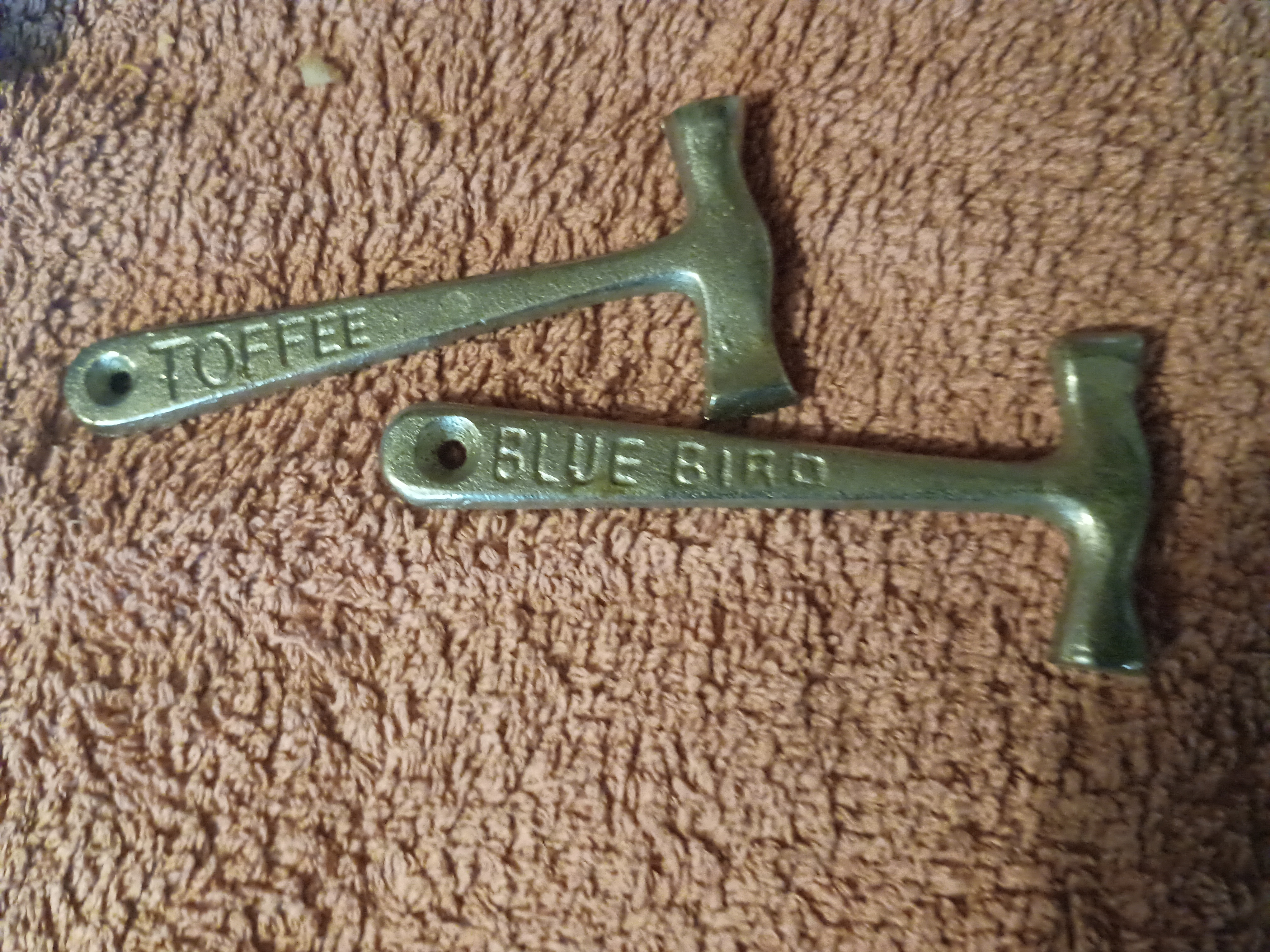 Vintage toffee hammers