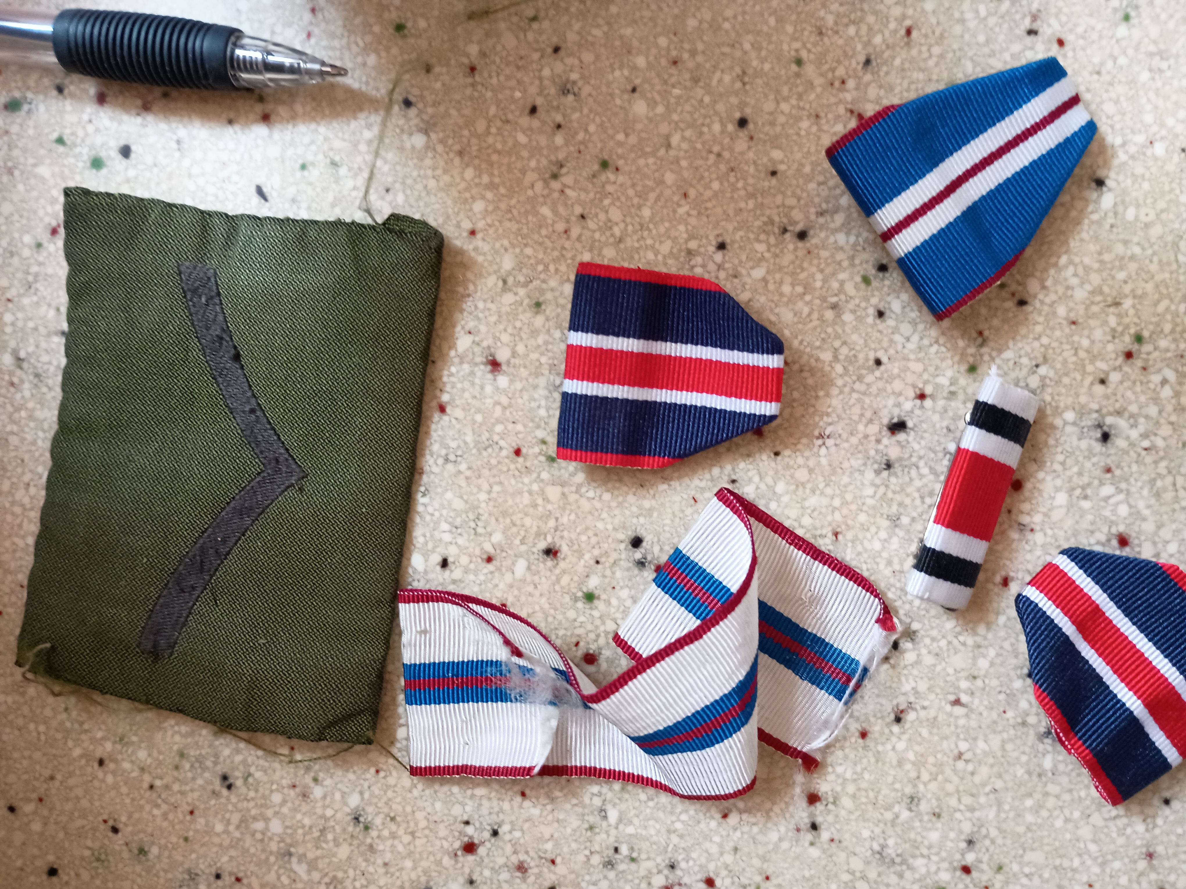 Police/military ribbons etc