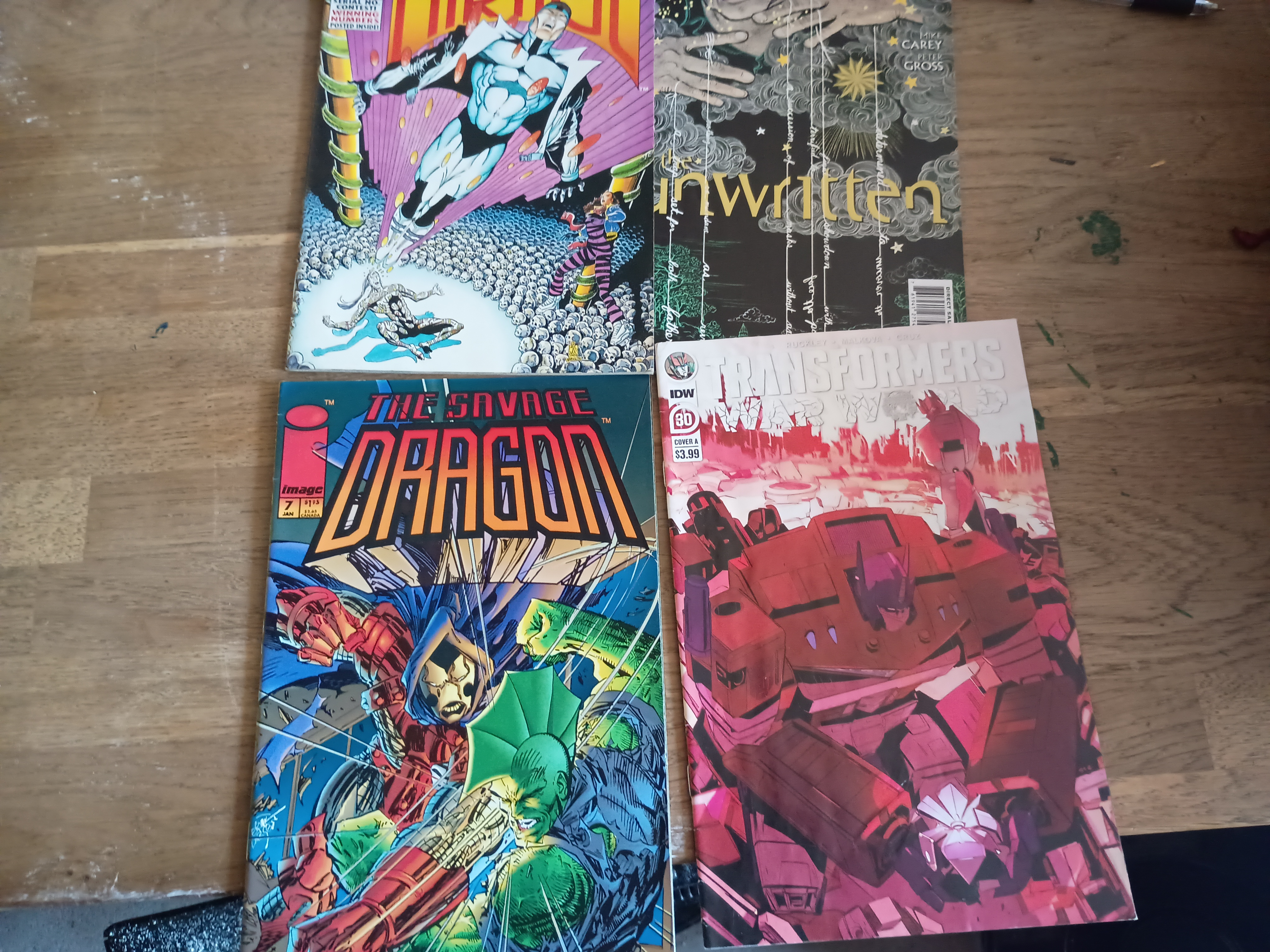 Collection of comics