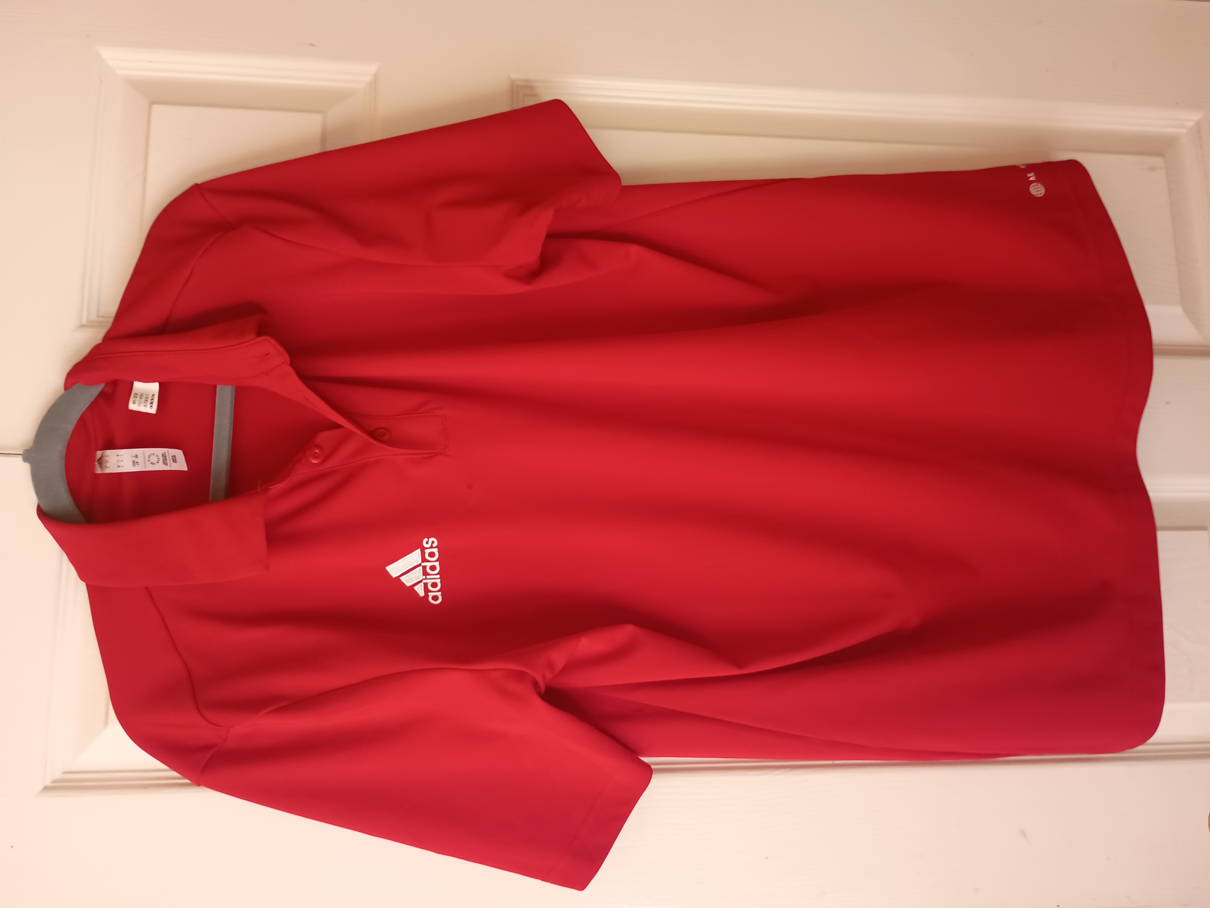 Mens Adidas Aero Ready Polo Shirt Large