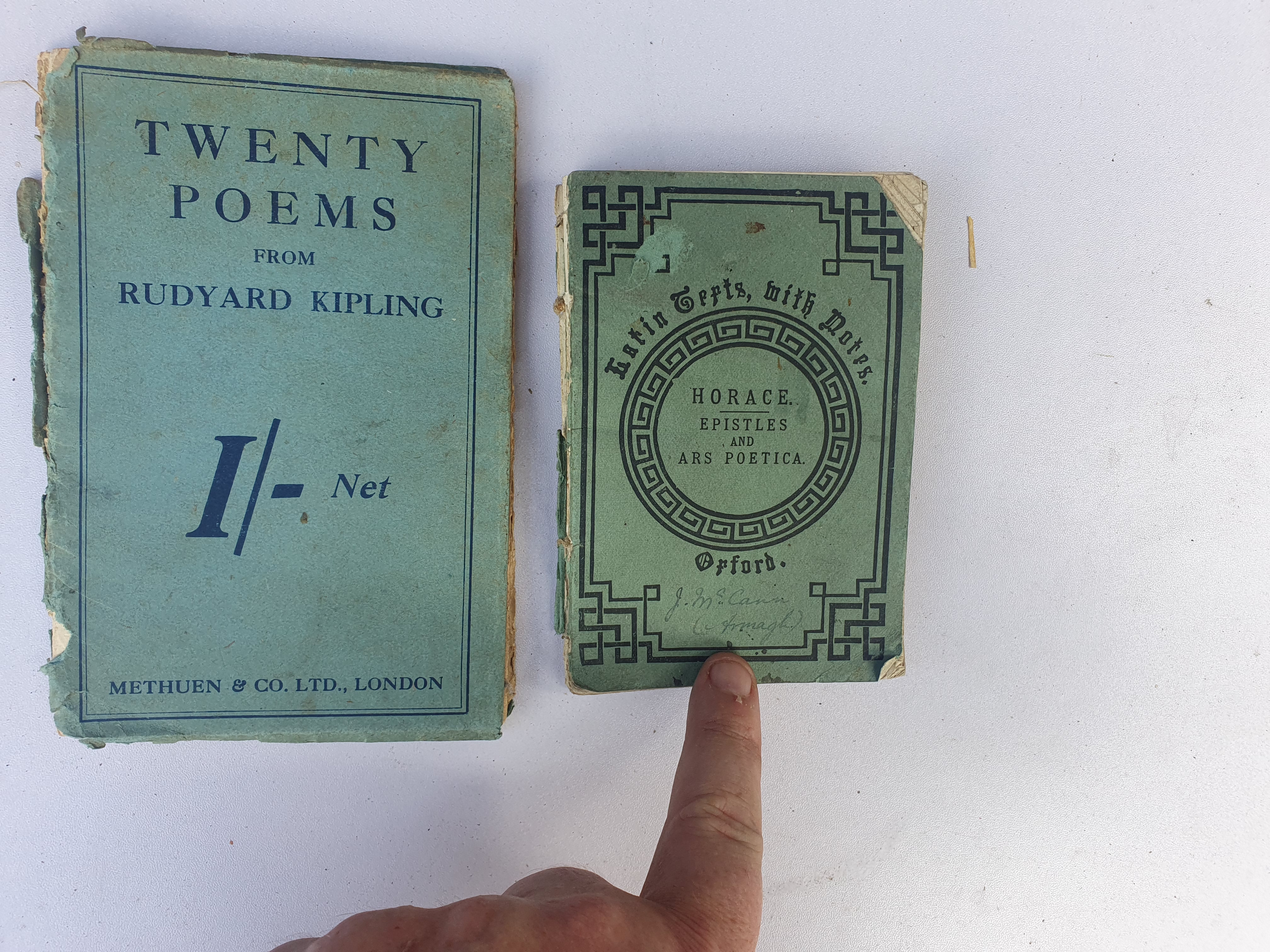 Vintage poem books