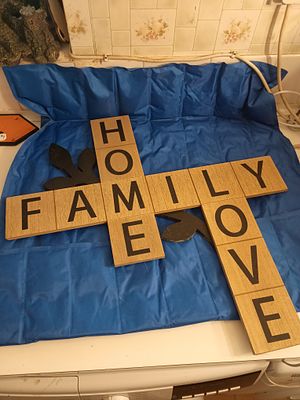 Large Wooden Wall Hanging Plaque