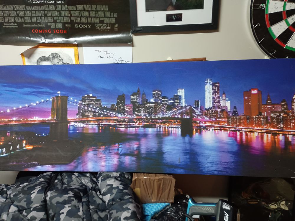 Lot 186: Large canvas