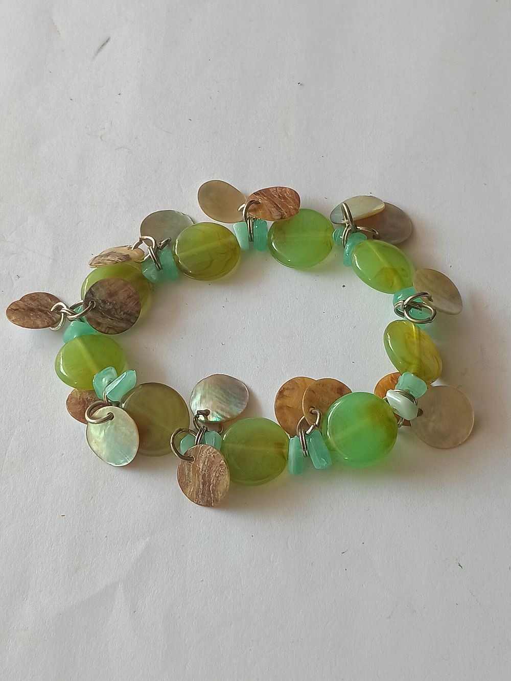 Lot 215: Beautiful Multistone Pendant Bracelet