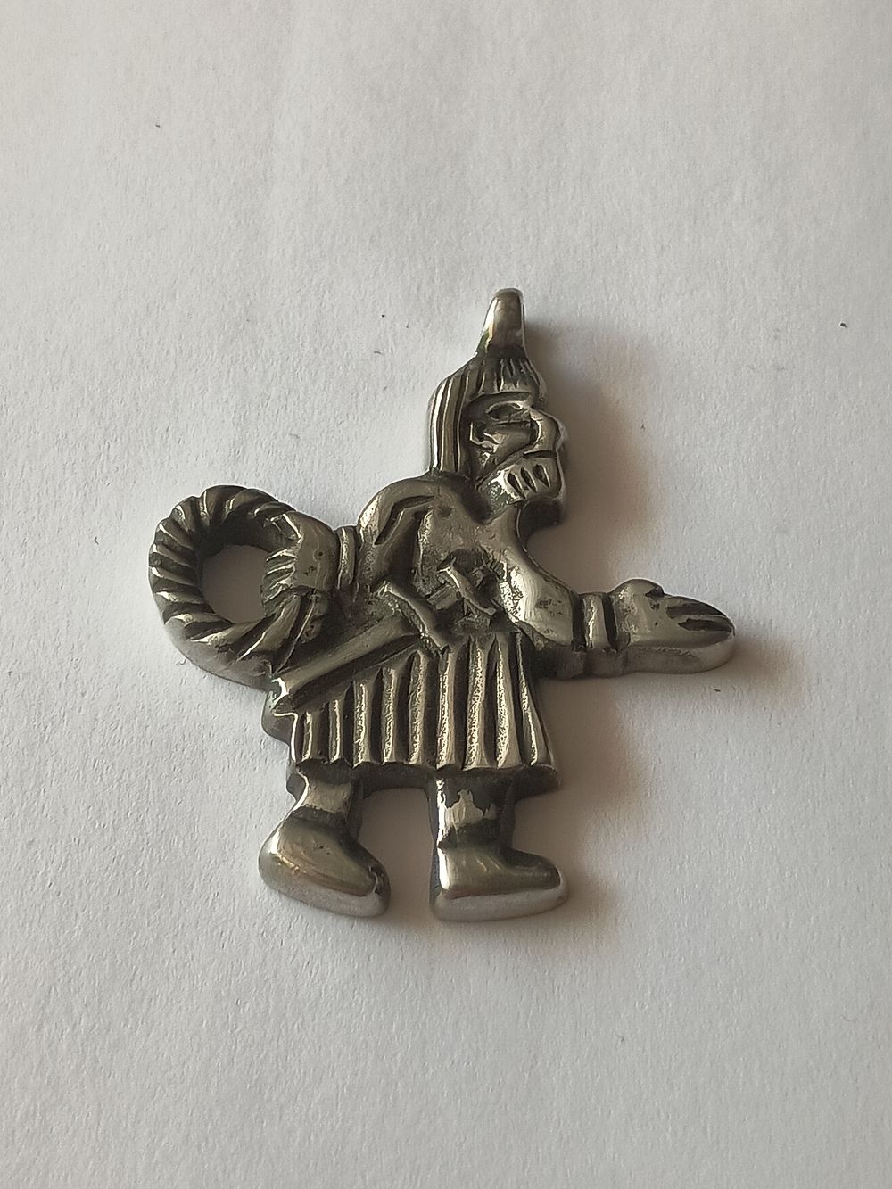 Lot 222: Solid Pewter Pendant