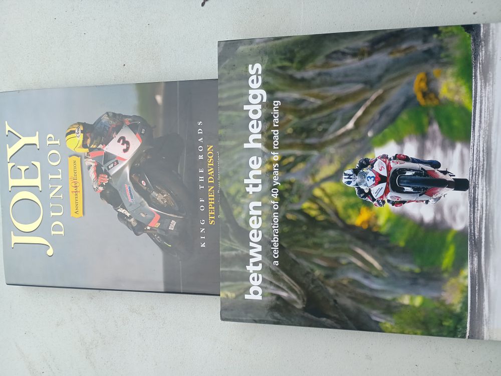 Lot 98: 2 Joey Dunlop Hardbacks