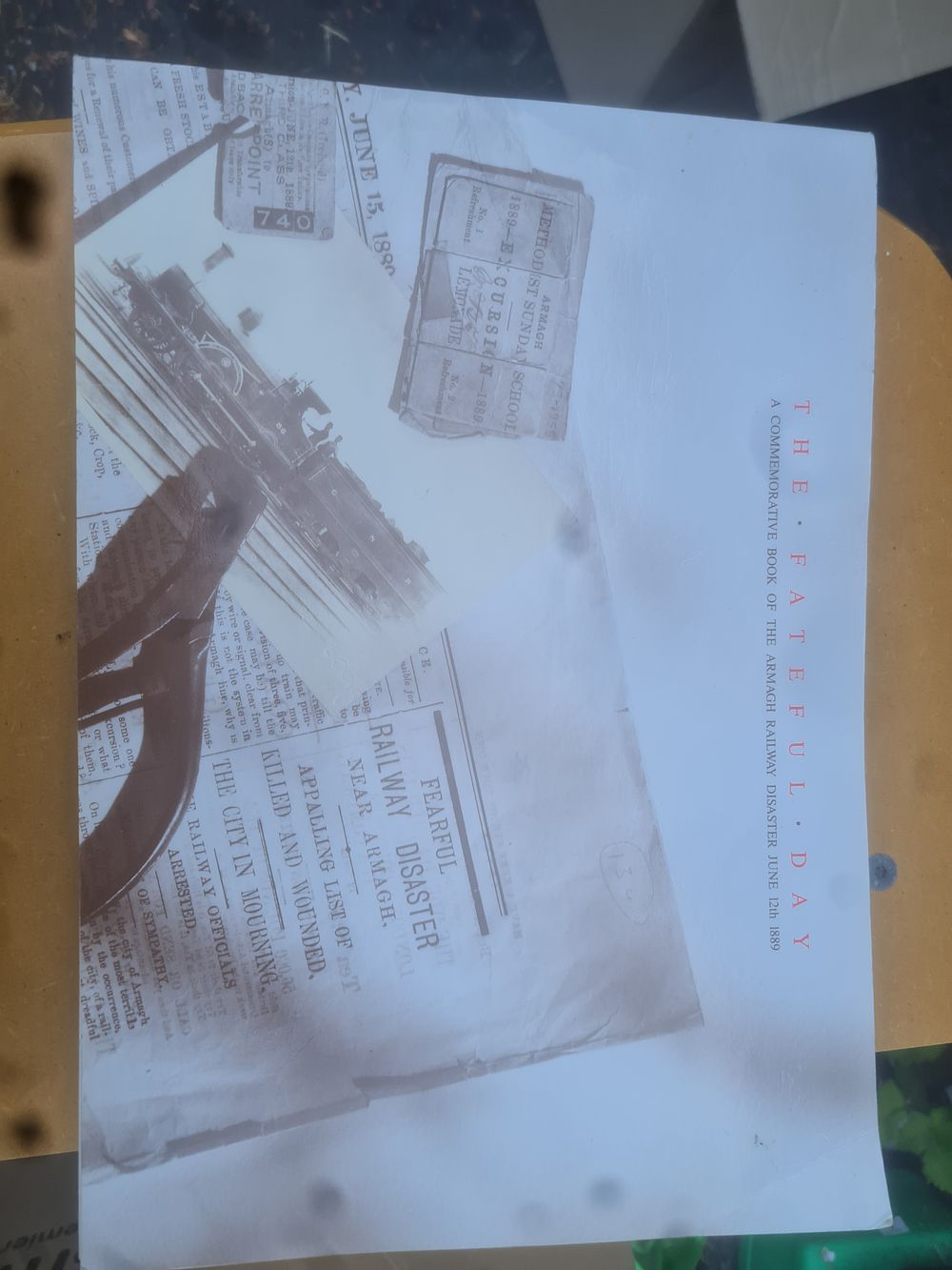 Lot 114: Armagh railway disaster book