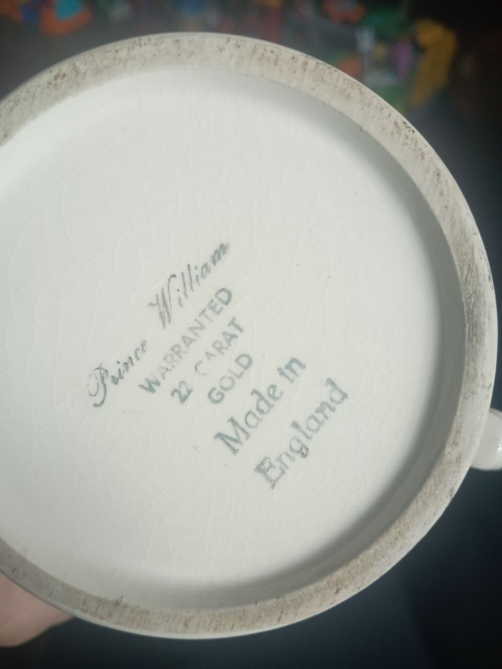 Lot 170: Prince William 22ct warrant gold tankard