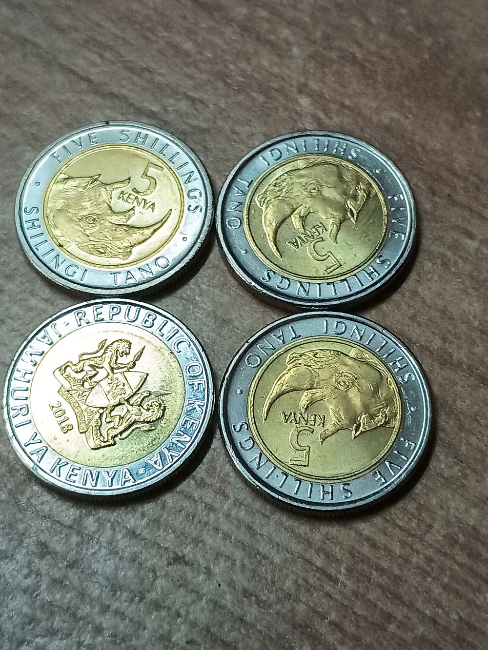 Lot 177: Collection of coins from Kenya