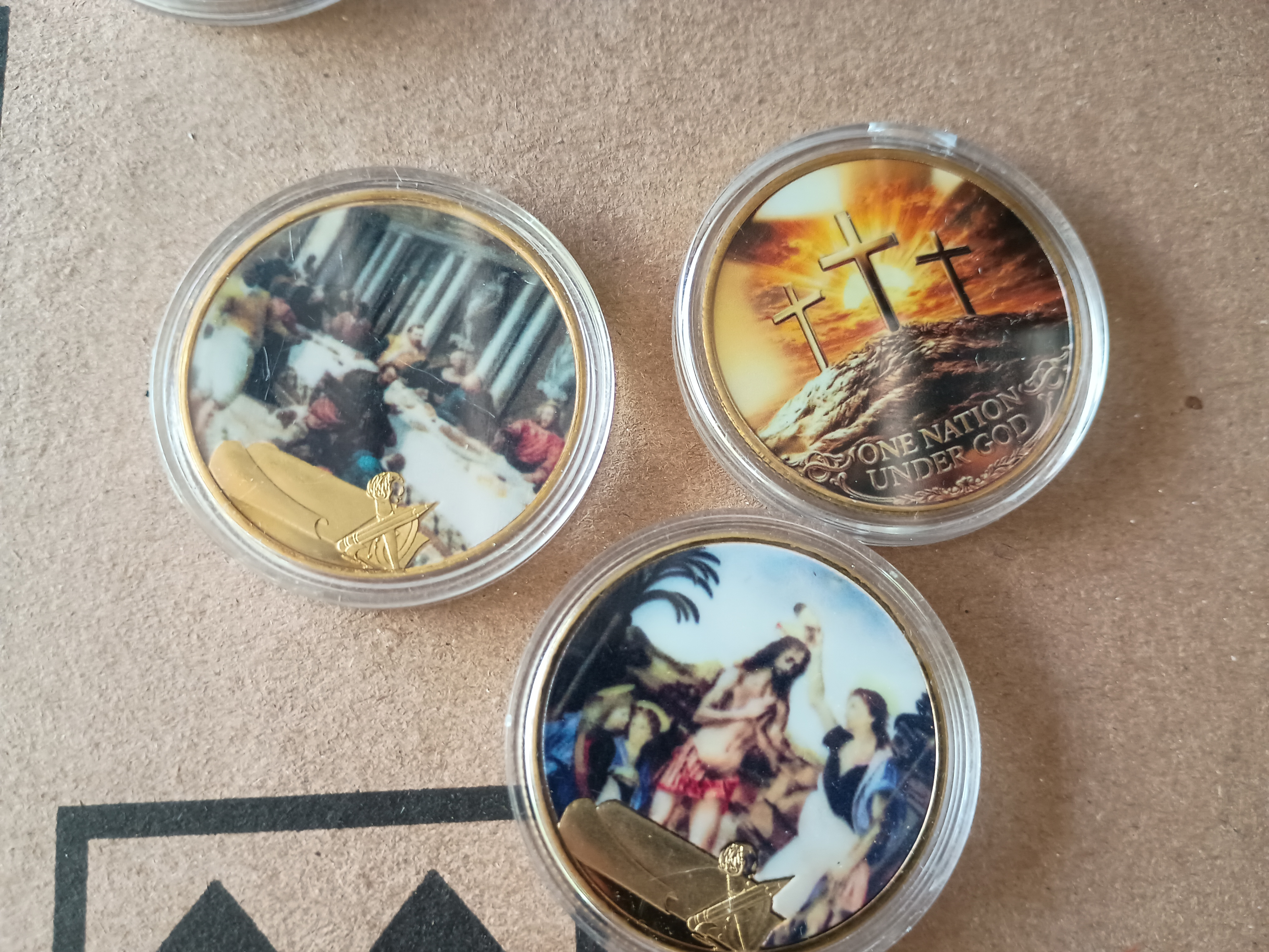 Religious coin lot