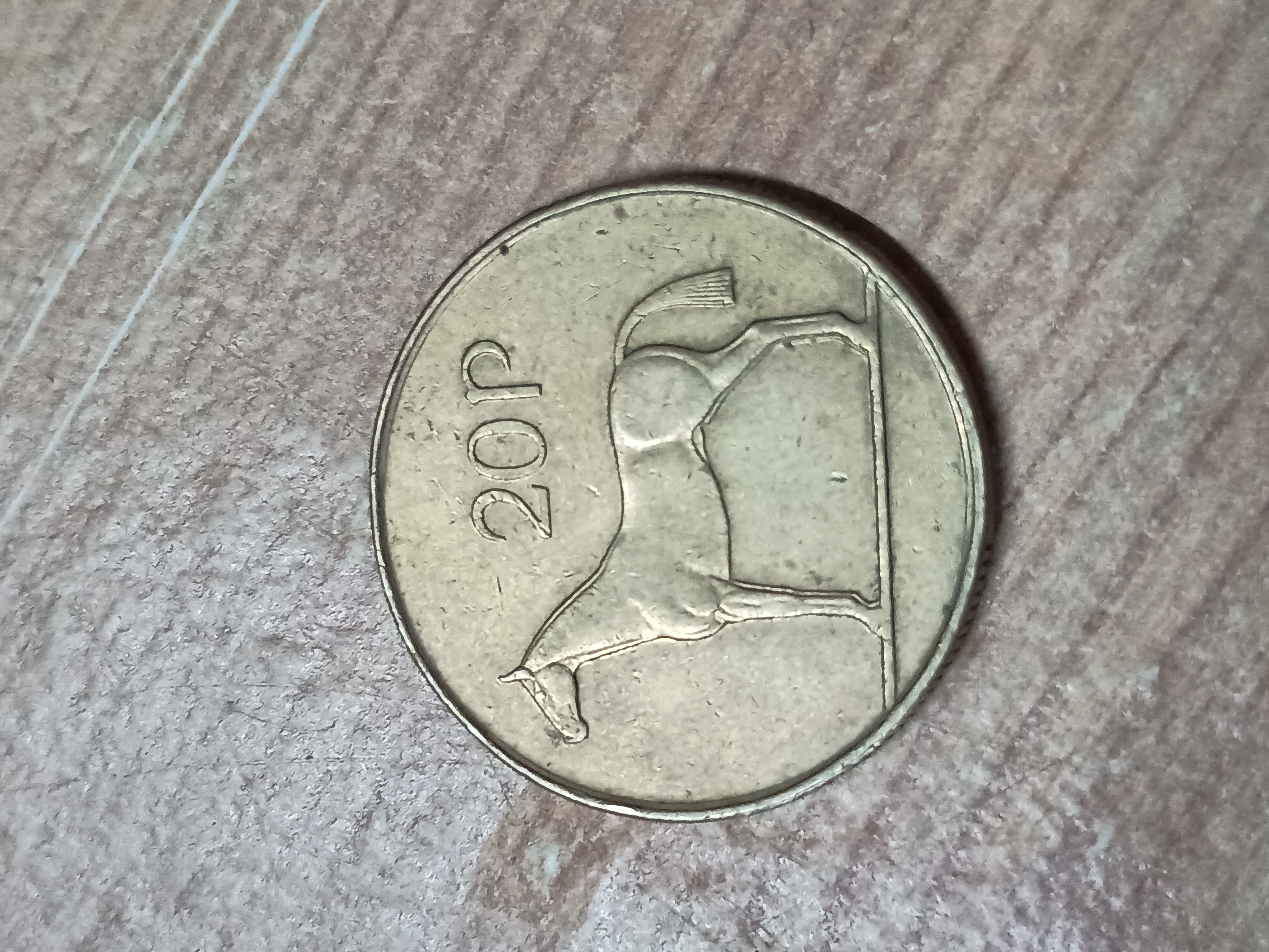 Vintage Irish coin