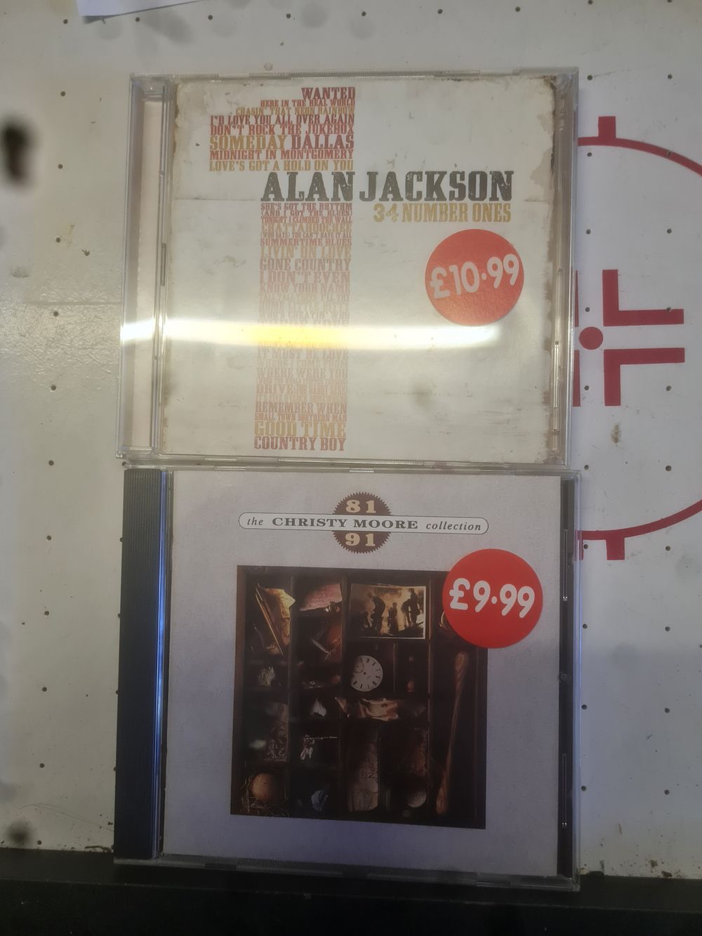 Lot 91: Alan Jackson and christy moore