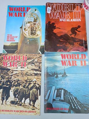 Lot of world wars booklets