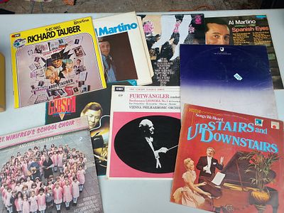 Large lot of vintage vinyl