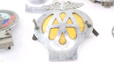 Vintage automotive aa badge
