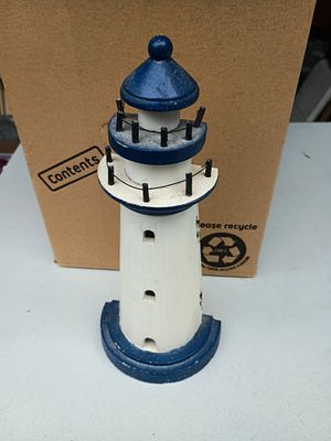 Wooden hanging light house